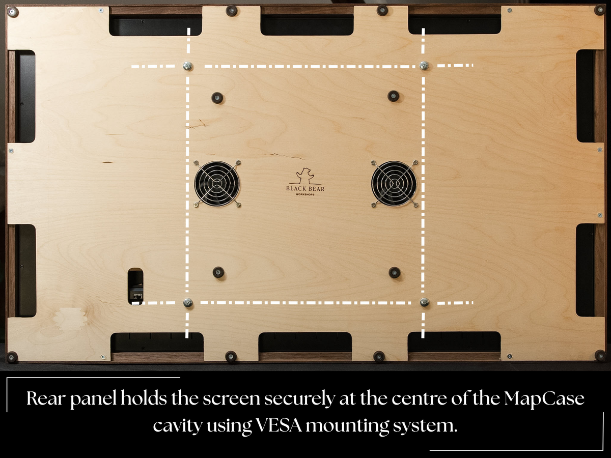 PCAP Touchscreen for DND Display Digital Map Case IR bolt pattern VESA mpounting system